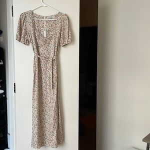 Reformation Floral Long Dress